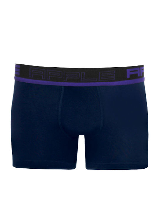 Apple Boxer Herren Boxershorts Blue/Purple 1Packung