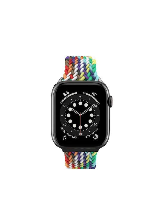 SwitchEasy Candy Premium Armband Stoff Rainbow (Apple Watch 44/45/46mm/Ultra 49mm) GS-107-214-271-163