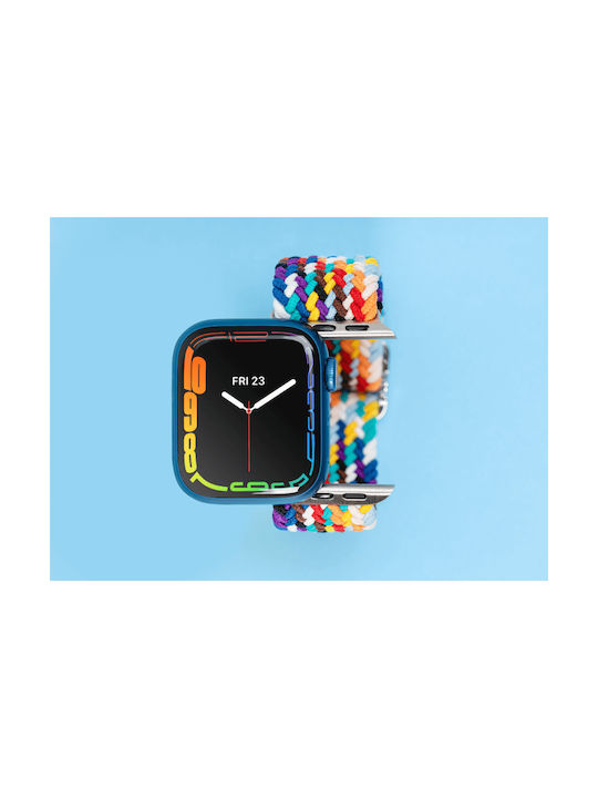 SwitchEasy Candy Premium Armband Stoff Rainbow (Apple Watch 44/45/46mm/Ultra 49mm) GS-107-214-271-163