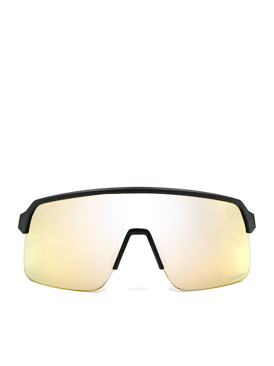 Oakley Sutro Lite Men's Sunglasses with Gray Plastic Frame and Yellow Mirror Lens OO9463-13