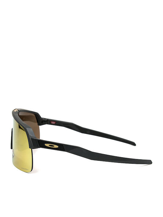Oakley Sutro Lite Men's Sunglasses with Gray Plastic Frame and Yellow Mirror Lens OO9463-13