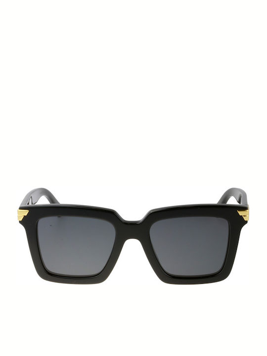 Bottega Veneta Women's Sunglasses with Black Plastic Frame and Black Lens BV1005S 001