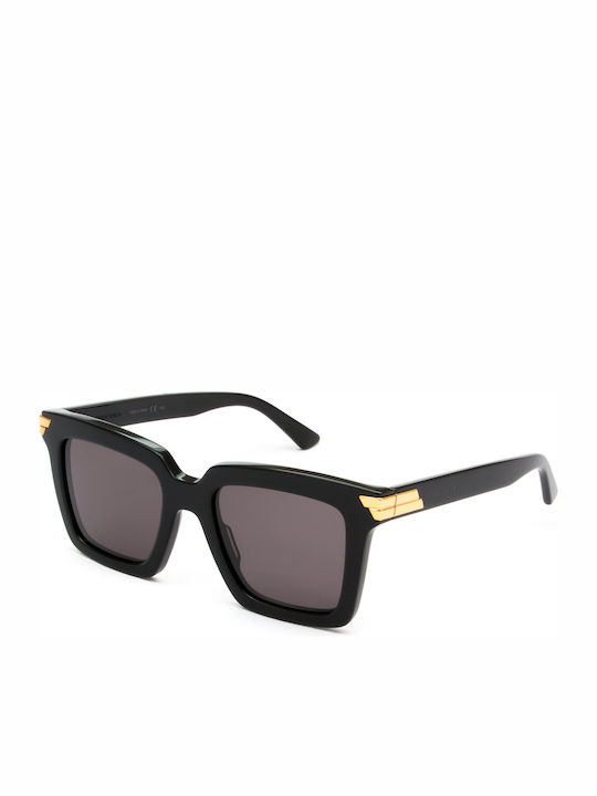 Bottega Veneta Women's Sunglasses with Black Plastic Frame and Black Lens BV1005S 001