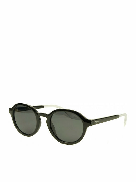 Polaroid Sunglasses with Black Plastic Frame and Black Polarized Lens PLD2097/S 807/M9