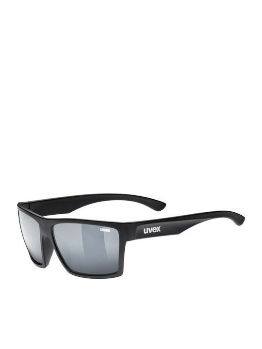 Uvex Lgl 29 Men's Sunglasses with Black Plastic Frame and Silver Mirror Lens 5309472216