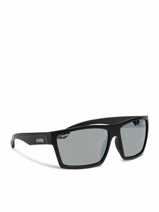 Uvex Lgl 29 Men's Sunglasses with Black Plastic Frame and Silver Mirror Lens 5309472216