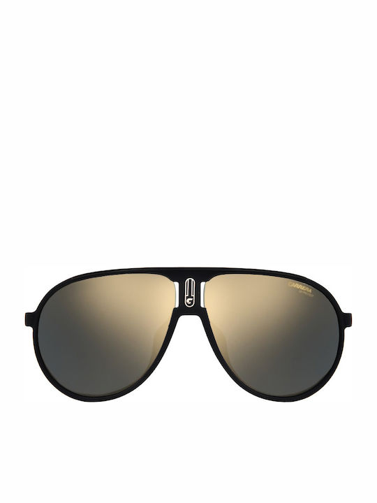 Carrera Champion Unisex Ochelari De Soare Cu Ramă Neagră Din Plastic Și Lentile Gri