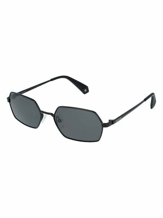 Polaroid Sunglasses with Black Metal Frame and Black Polarized Lenses PLD 6068/S 807/M9