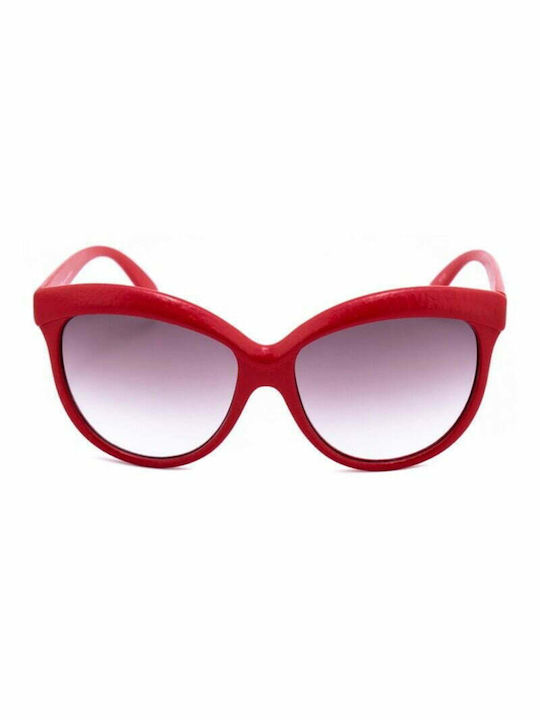 Italia Independent Women's Sunglasses with Red Plastic Frame 0092C.053.000