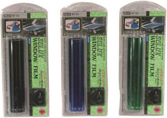 Autoline Car Sun Protection Film Tinted Blue 150x20cm Blue