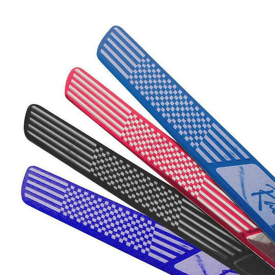 Onyx Μαρσπιέ Racing Μικρά 48.5x3.5cm 2τμχ Μαύρα