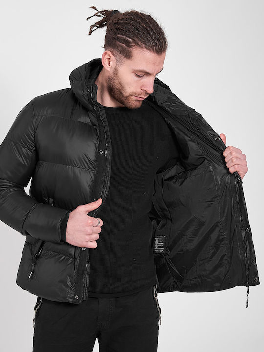 Winter Jacke Puffer Schwarz