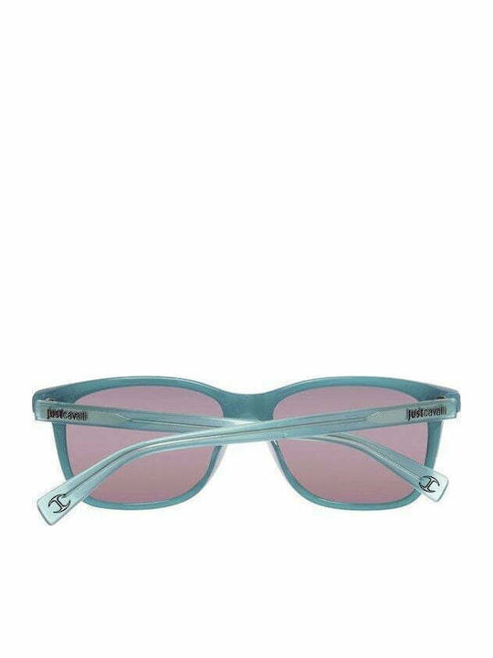Just Cavalli Women's Sunglasses with Green Plastic Frame and Gray Lens JC671S 96A