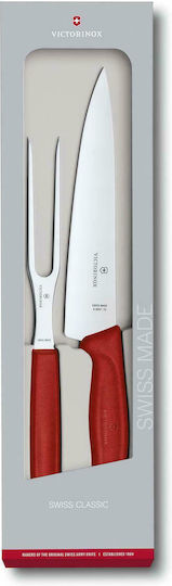 Victorinox Set Oțel inoxidabil de Gătit 2buc Roșu Swiss Classic