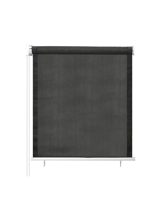 vidaXL Seitliches Sonnenschirm-Rolle für Terrasse Anthrazit 0.6x1.4m