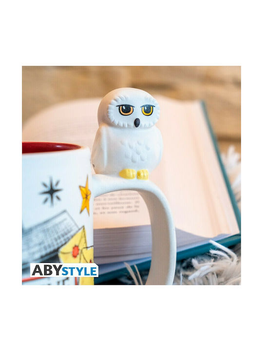 Abysse Harry Potter - Hedwig & Pivet Drive Κούπα Κεραμική Λευκή 460ml