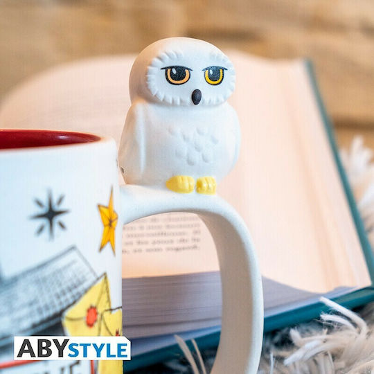 Abysse Harry Potter - Hedwig & Pivet Drive Κούπα Κεραμική Λευκή 460ml