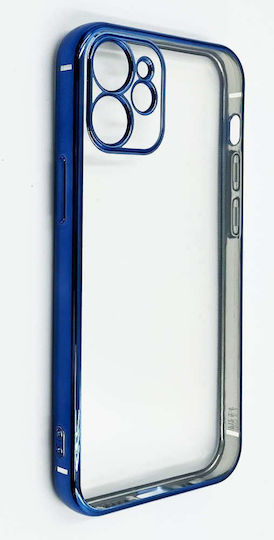 Naxius Plating Back Cover Silicone Blue (iPhone 12 mini)