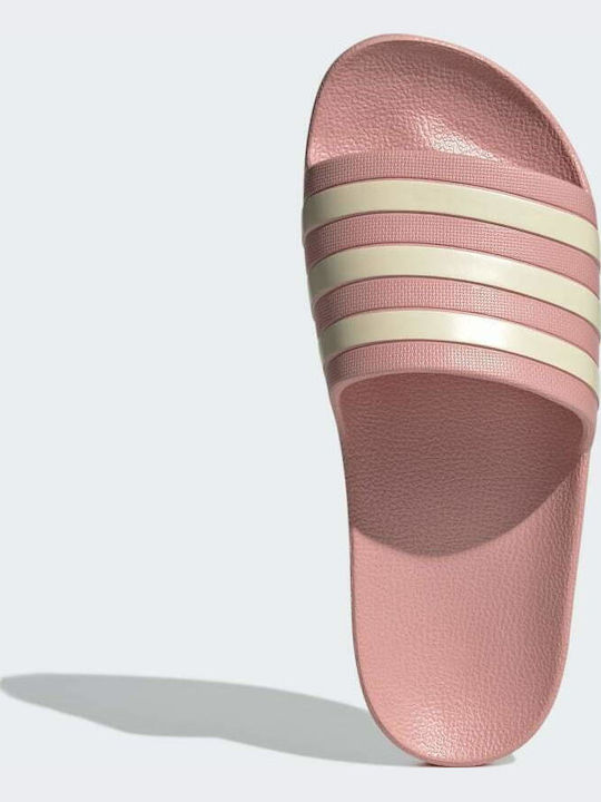 Adilette Aqua Slides In Pink Colour