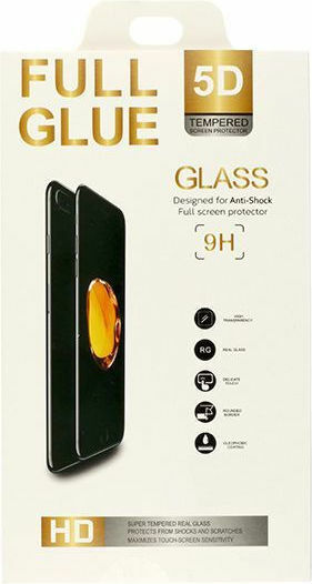 5D Full Face Tempered Glass Black (Pocophone F1)