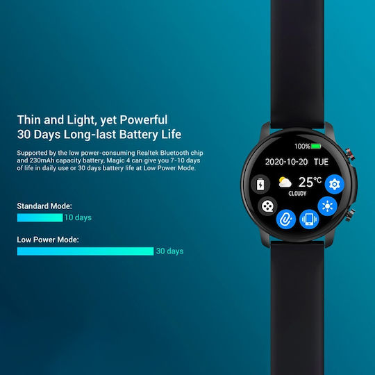 Kospet Magic 4 46mm Αδιάβροχο Smartwatch με Παλμογράφο (Ροζ)