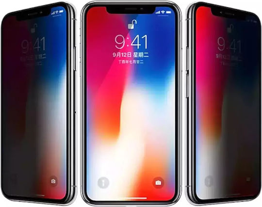 Поверителност Закалено стъкло за цялото лице (iPhone 13 mini)