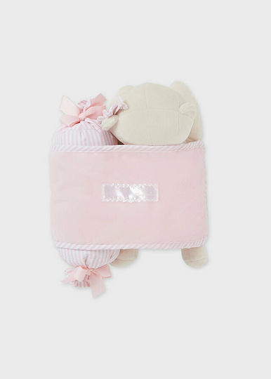 Mayoral Anti-Roll Bear Cushion Baby Anti-Roll Pillow Baby Pink