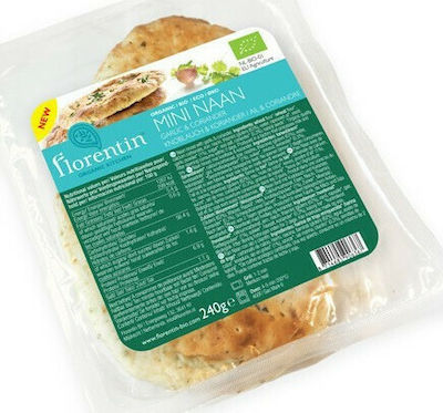 Florentin Πίτες Mίνι Naan με Σκόρδο & Κόλιανδρο 240gr