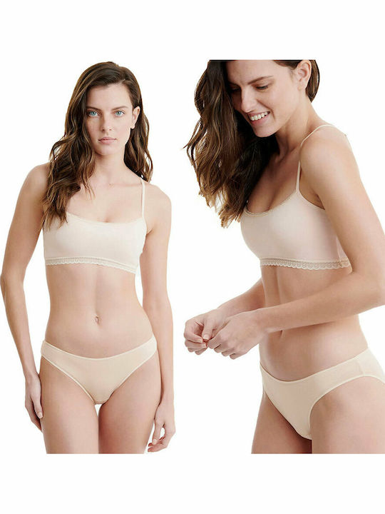 Bamboo Women's Slip 2Pack Beige
