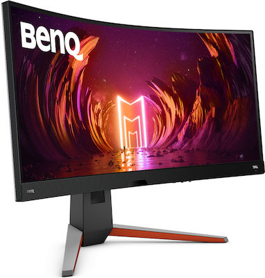 BenQ Mobiuz EX3410R Ultrawide VA HDR Curbat Monitor de jocuri 34" QHD 3440x1440 144Hz cu Timp de Răspuns 2ms GTG