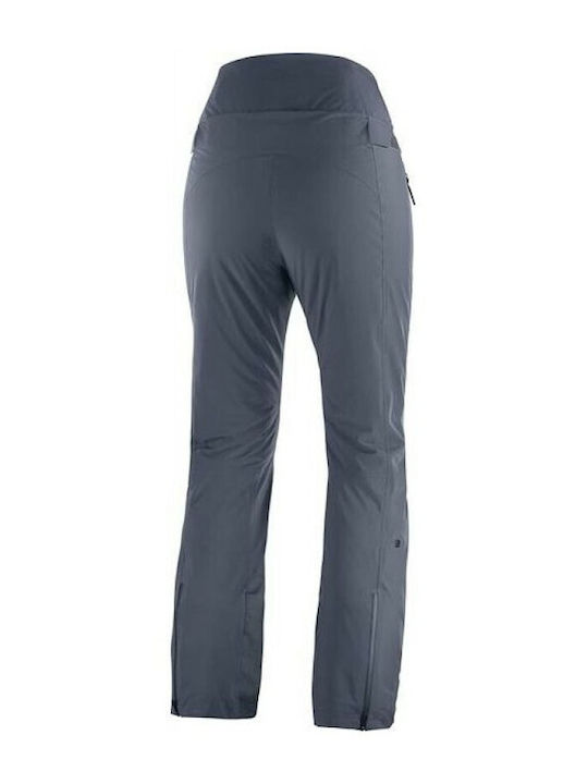 Salomon Warm Ambition LC1388700 Women's Trousers for Ski & Snowboard Gray