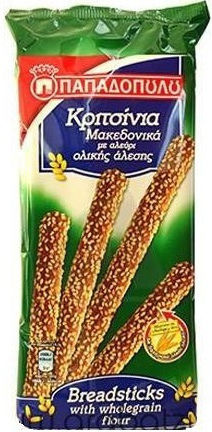 Papadopoulou Breadsticks Barley Macedonian 200gr