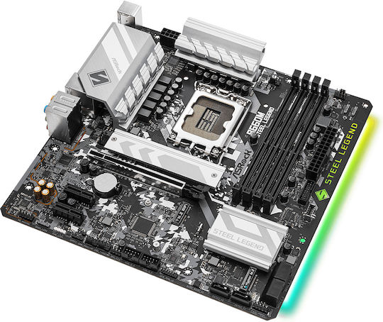 ASRock B660M Steel Legend Motherboard Micro ATX με Intel 1700 Socket 90-MXBH30-A0UAYZ