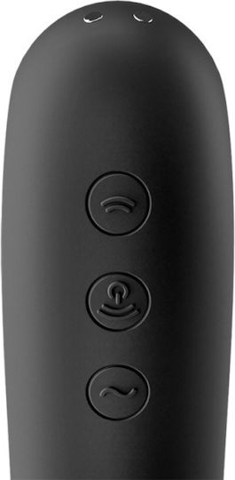 Satisfyer Dual Kiss Аспиратор Вагина с вибрация Black 1бр