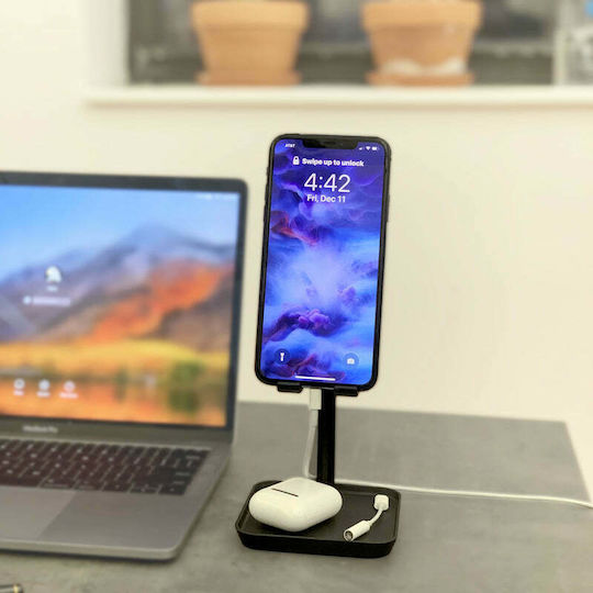 Kikkerland US216 Desk Stand for Mobile Phone in Black Colour