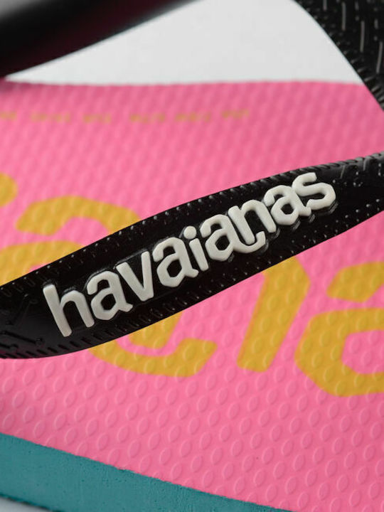 Logomania 2 Men's Flip Flops Black