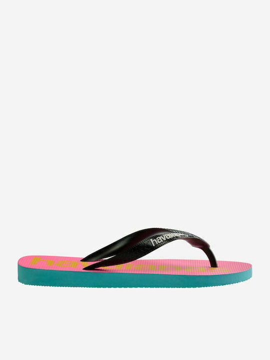 Logomania 2 Men's Flip Flops Black