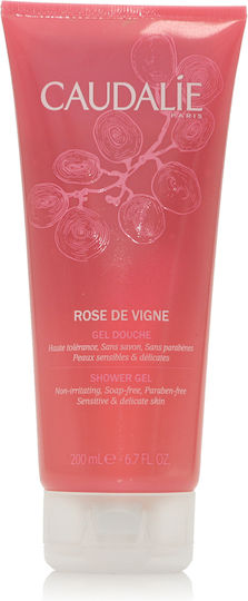 Caudalie Rose de Vigne Bubble Bath Gel with Aloe Vera & Coconut Scent 200ml