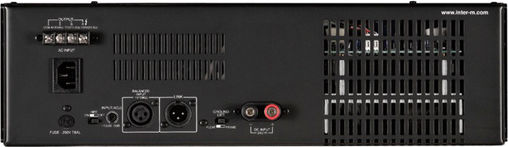 Inter-M PA-6312 Leistungsverstärker Kommerzieller Verstärker Einzelkanal 120W/100V in Schwarz Farbe