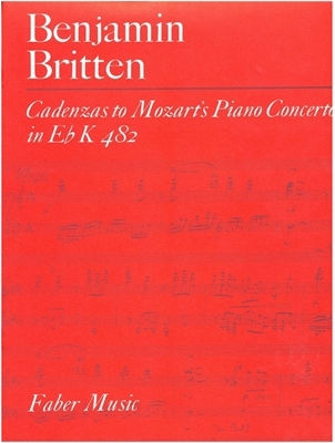 Faber & Faber Britten - Cadenzas To Mozart's Concerto.K482 Sheet Music for Piano