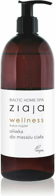 Ziaja Home Spa Wellness Coconut Oil for Massage Coconut Almond 490ml