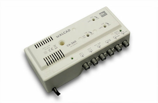 Alcad CA-360 Central Amplifier Satellite with rejection filter for LTE700/800 signals 9040141