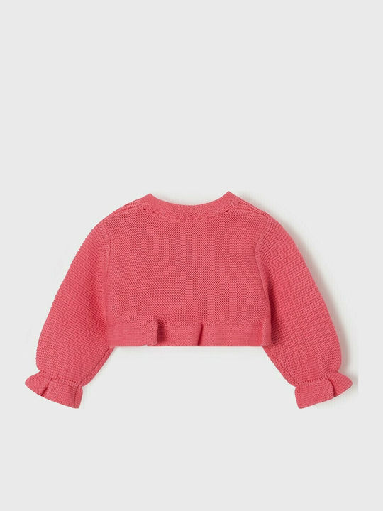 Kinderstrickjacke Fuchsie