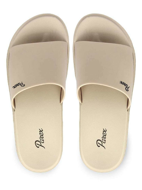 Frauen Flip Flops in Beige Farbe