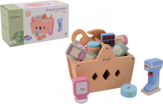 Joueco Shopping Cart από Ξύλο για 3+ Ετών 15τμχ