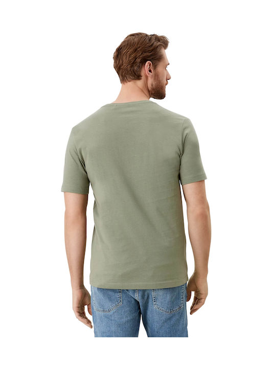 S.Oliver Men's Short Sleeve T-shirt Green