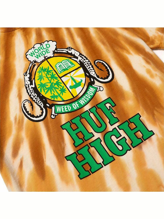 Gold T-Shirt Tie-Dye