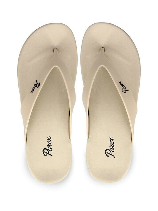 Frauen Flip Flops in Beige Farbe
