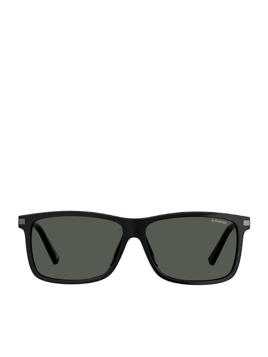 Polaroid Ochelari De Soare Pentru Bărbați Cu Ramă Neagră Din Plastic Și Lentile Gri Polarized PLD2075/S/X 807/M9