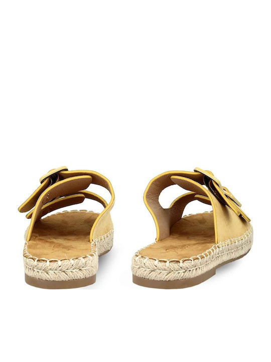 Women's Flat Sandals Anatomic in Yellow Color